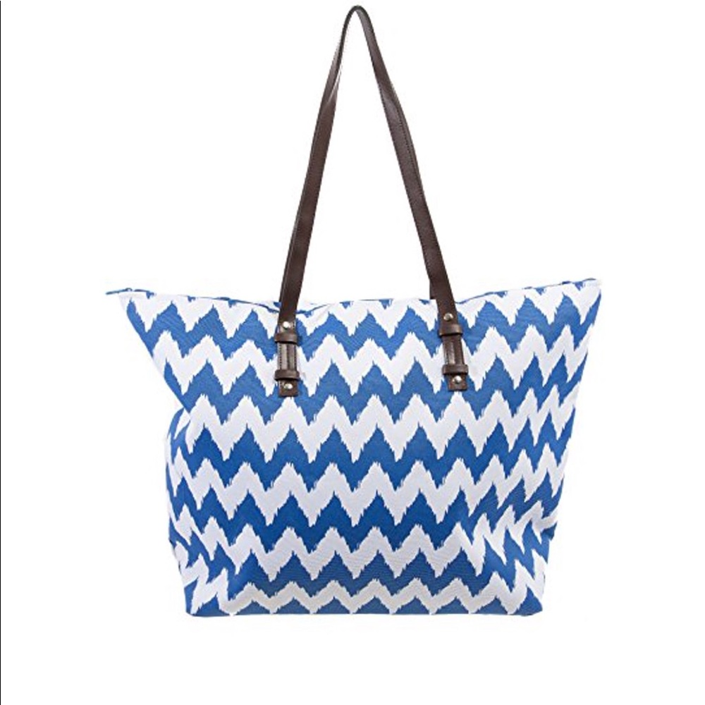Nice beach bag is large